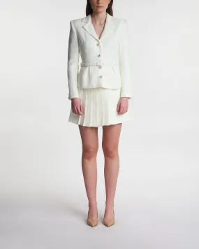 Self-Portrait   Dress Boucle Mini Jacket 